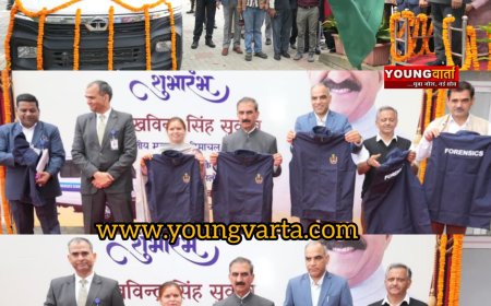 मुख्यमंत्री ने छह अत्याधुनिक मोबाइल फोरेंसिक वैन को झंडी दिखाकर रवाना किया