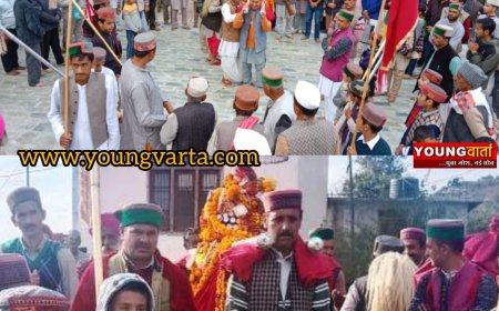 निसंतान दंपतियों की सूनी गोद भरती है माता जैईश्वरी , शोभायात्रा के साथ आरंभ हुआ आठ दिवसीय मेला