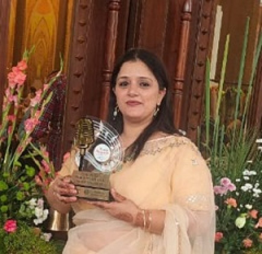 भावना रतन ने भारत के इनर व्हील क्लबों की अखिल भारतीय गायन प्रतियोगिता में प्रदेश का नाम किया रोशन