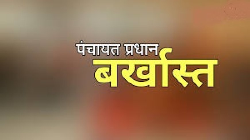 उपायुक्त ने मिल्लाह पंचायत के प्रधान को पद से हटाने के आदेश किए जारी