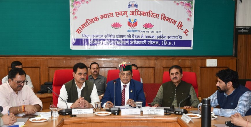 कल्याणकारी योजनाएं समाज को सशक्त बनाने का माध्यम : डॉ. शांडिल