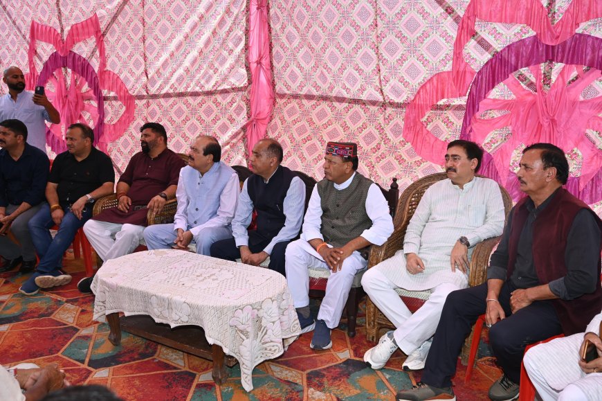 राजनीती के साथ समाज सेवा में भी अग्रणी है भारतीय जनता पार्टी : डा. बिंदल