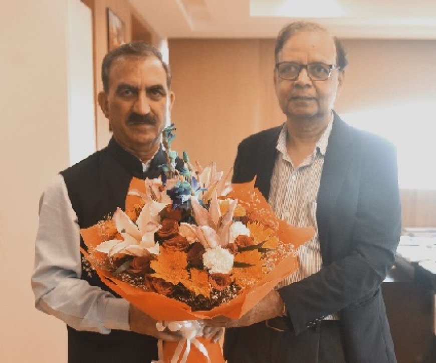 मुख्यमंत्री ने 16वें वित्तायोग के अध्यक्ष से की भेंट, आरडीजी जारी रखने का किया आग्रह