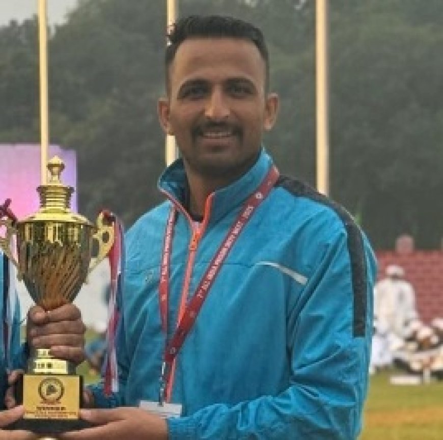 तेलंगाना में आयोजित 7वीं अखिल भारतीय जेल पुलिस एंड ड्यूटी मीट-2025 में अमित शर्मा ने स्वर्ण पदक जीतकर रचा इतिहास