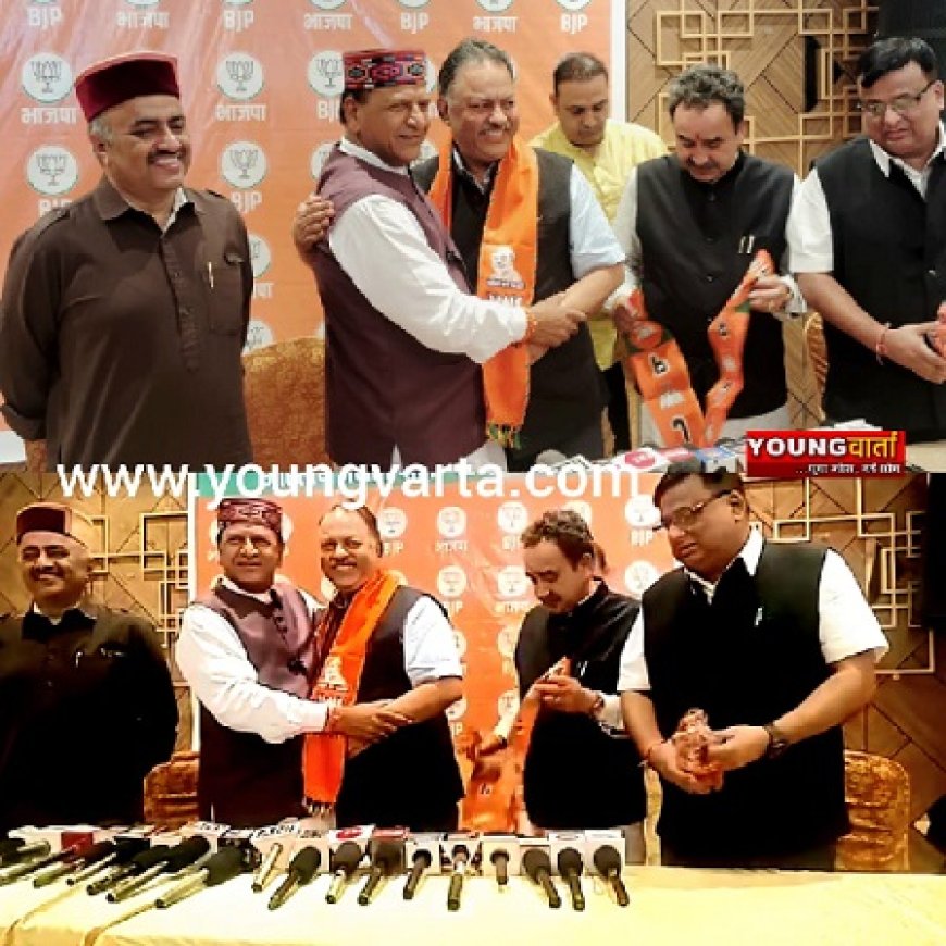 कांग्रेस नेता कुशल जेठी ने थामा भाजपा का दामन, डॉ बिंदल ने कराया जॉइन