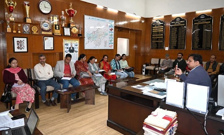 शिमला जिला में 17 सितम्बर से 16 अक्टूबर तक मनाया जाएगा पोषण माह : उपायुक्त