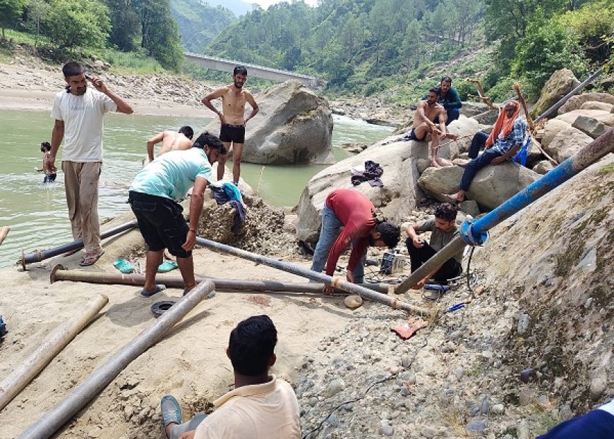 धर्मपुर जल शक्ति डिवीजन की 105 योजनाएँ प्रभावित, 1175.50 लाख का नुकसान : अधिशाषी अभियंता