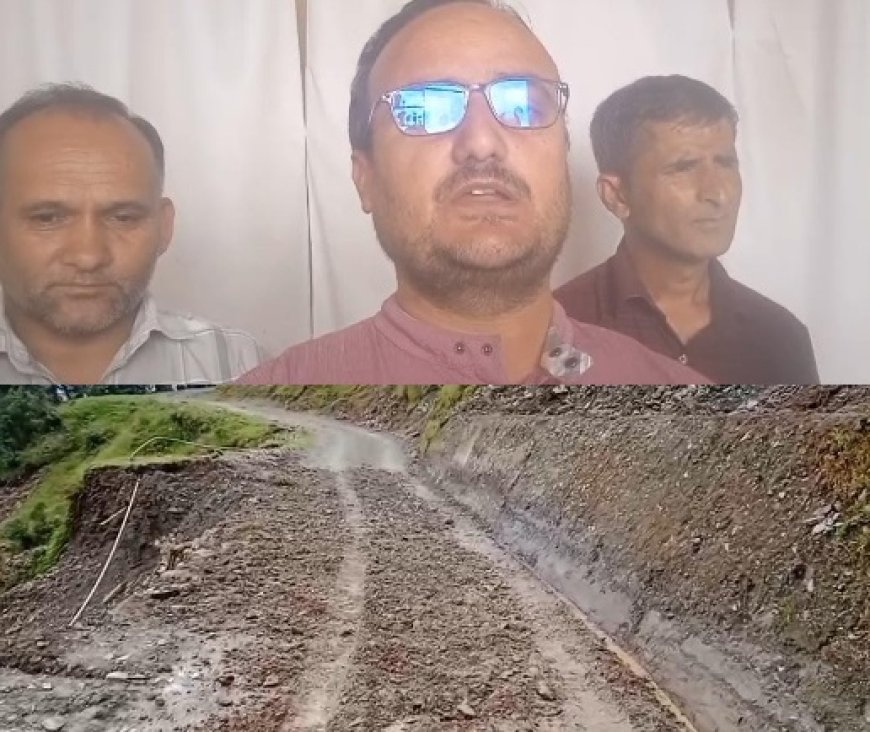 पिऊलाणी-रतवा सड़क 20 दिन से बंद,अधिशासी अभियंता संगड़ाह के माध्यम से लोक निर्माण मंत्री को भेजा ज्ञापन