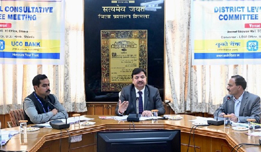आमजन को बेहतर एवं पारदर्शी बैंकिंग सेवाएं उपलब्ध करवाने के लिए करें कार्य : उपायुक्त