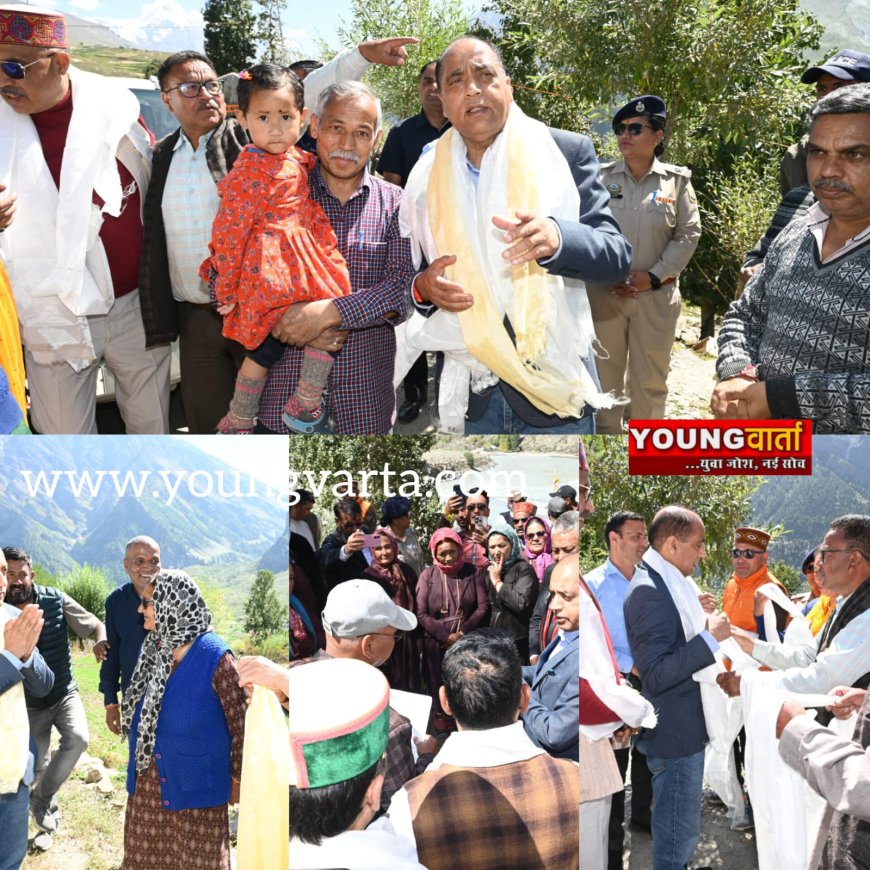 लाहौल घाटी के लोग मुश्किल में , आपदा से सरकार बेखबर , सड़कें बंद होने से सड़ गईं सब्जियां : जयराम ठाकुर