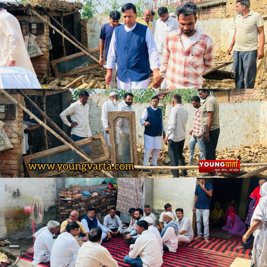 डा. बिंदल ने मिश्रवाला पहुंच कर आपदा प्रभावित परिवार से की भेंट और 11 वर्षीय बालक के दुखद निधन पर जताया शोक  