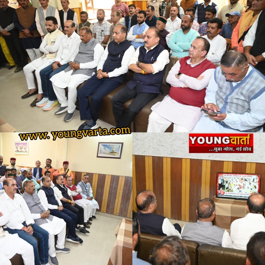 वोकल फॉर लोकल के तहत त्योहारों पर स्वदेशी उत्पादों को ही ख़रीदे , जयराम ठाकुर ने जनता को किया प्रेरित 