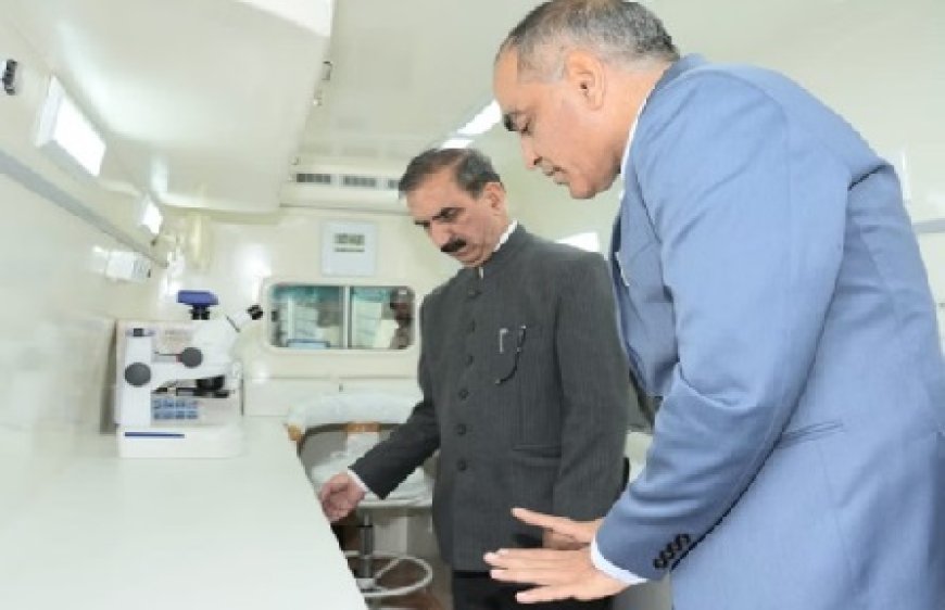 सीएम सुक्खू ने शिमला से छह अत्याधुनिक मोबाइल फोरेंसिक वैन को झंडी दिखाकर किया रवाना  