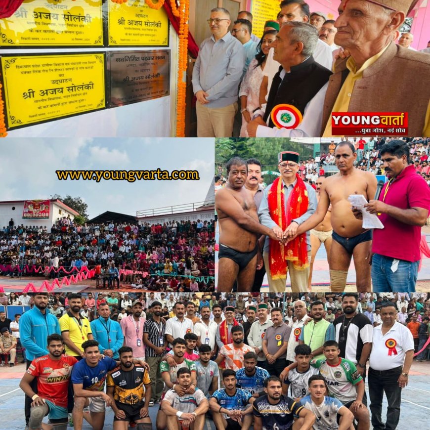 विधायक अजय सोलंकी ने जमटा में सामुदायिक भवन ,पटवार भवन , बैठक कक्ष और लिंक रोड किया उदघाटन 