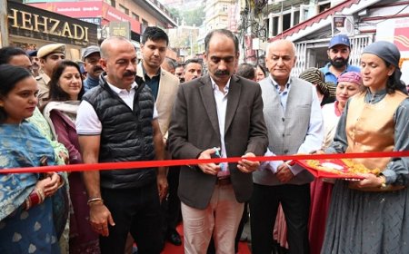 शिमला में राज्य स्तरीय ग्रामीण विकास मंत्री ने ग्रामीण स्वाद महोत्सव का किया शुभारंभ