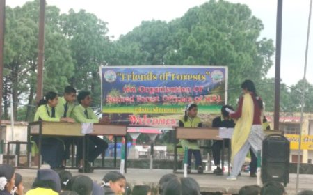 गागल शिकोर स्कूल में फ्रेंड्स ऑफ फॉरेस्ट द्वारा वन्य जीव सप्ताह के अवसर पर कार्यक्रम का आयोजन