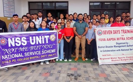 उपायुक्त ने 50 सदस्यीय स्वयंसेवी टीम को पौंग बांध प्रशिक्षण के लिए किया रवाना