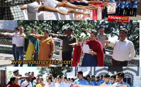 उपायुक्त ने हरी झंडी दिखा कर तंबाकू मुक्त युवा अभियान का किया शुभारंभ डीसी ने दिलाई नशा मुक्ति की शपथ