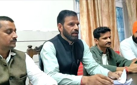 कांग्रेस नेता नहीं , ड्रामा मास्टर और माफिया नेता हैं प्रदीप चौहान , भाजयुमों अध्यक्ष चरणजीत ने लगाए आरोप