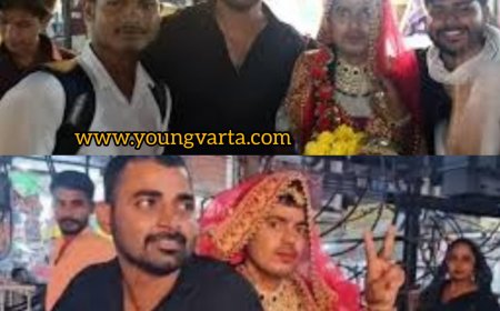 दोस्त की लंबी उम्र के लिए युवक ने रखा करवाचौथ का व्रत , लहंगा पहनकर किया श्रृंगार