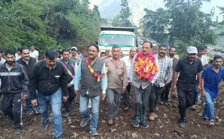 उद्योग मंत्री ने एनएच 707और चिलोन-चोकी मृगवाल सड़क का किया निरीक्षण , शिलाई , कफोटा और सतौन में सुनी जनसमस्याएं