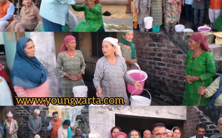 पानी की बूंद बूंद को तरसे उद्योग मंत्री हर्षवर्धन चौहान की गृह पंचायत के लोग, ठाणा के ग्रामीणों को 15 दिनों से नहीं मिल रहा पेयजल