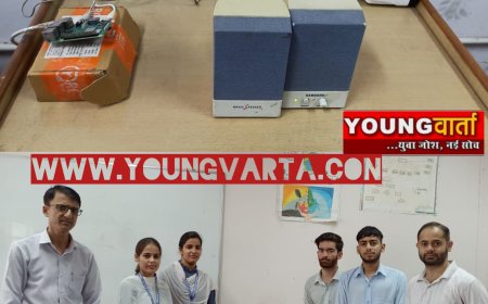 फसलों को जानवरों से बचाने के लिए पॉलिटेक्निक के छात्रों ने बनाया प्रभावी यंत्र , खेत में पशु घुसते होगा धमाका