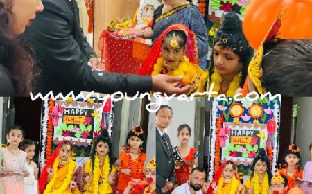 द एशियन पब्लिक स्कूल पांवटा साहिब के नौनिहालों ने दिवाली सेलिब्रेशन कार्यक्रम में बांधा समा 