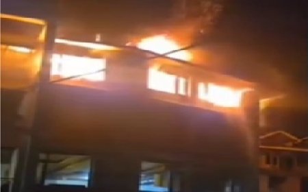 कुल्लू की मणिकर्ण घाटी में होटल में दिवाली की रात आग लगने से मची अफरा-तफरी