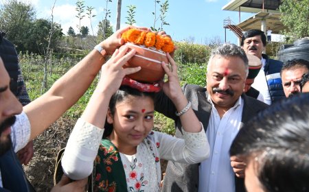 रोहित ठाकुर ने 3.26 करोड़ से निर्मित उठाऊ पेयजल योजना का किया उद्घाटन