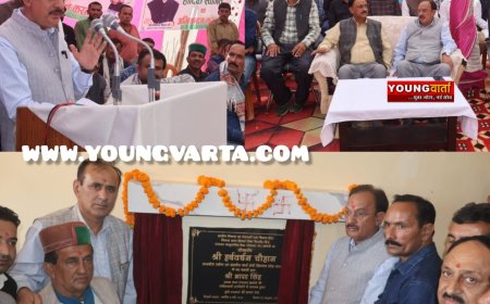 शिलाई विधानसभा क्षेत्र का विकास कांग्रेस सरकार की देन , नवनिर्मित पंचायत भवन के लोकार्पण पर बोले , उद्योग मंत्री