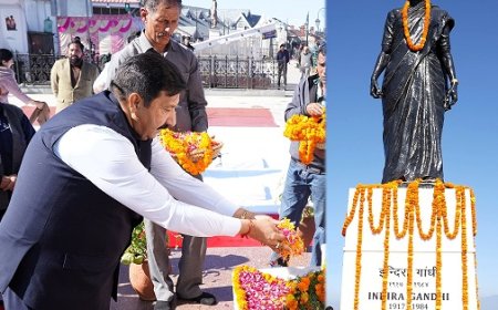 राष्ट्रीय संकल्प दिवस पर उप मुख्यमंत्री ने इंदिरा गांधी को पुष्पांजलि की अर्पित