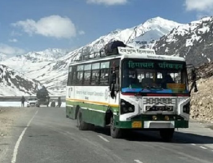 देश के सबसे ऊंचे और लंबे रूट पर एचआरटीसी की लेह-केलांग-दिल्ली बस सेवा इस सीजन के लिए बंद