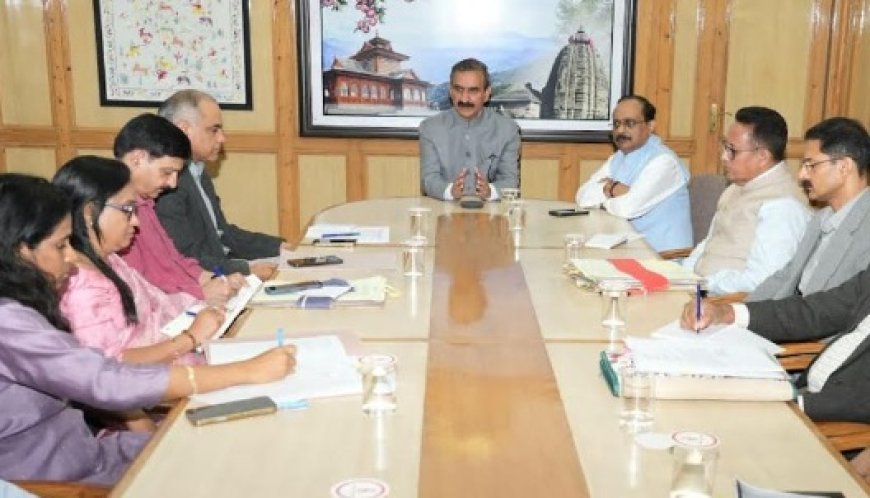सीएम सुक्खू ने सभी सचिवों को लक्ष्य निर्धारित कर अपने विभागों की परियोजनाओं को समयबद्ध पूर्ण करने के दिए निर्देश  