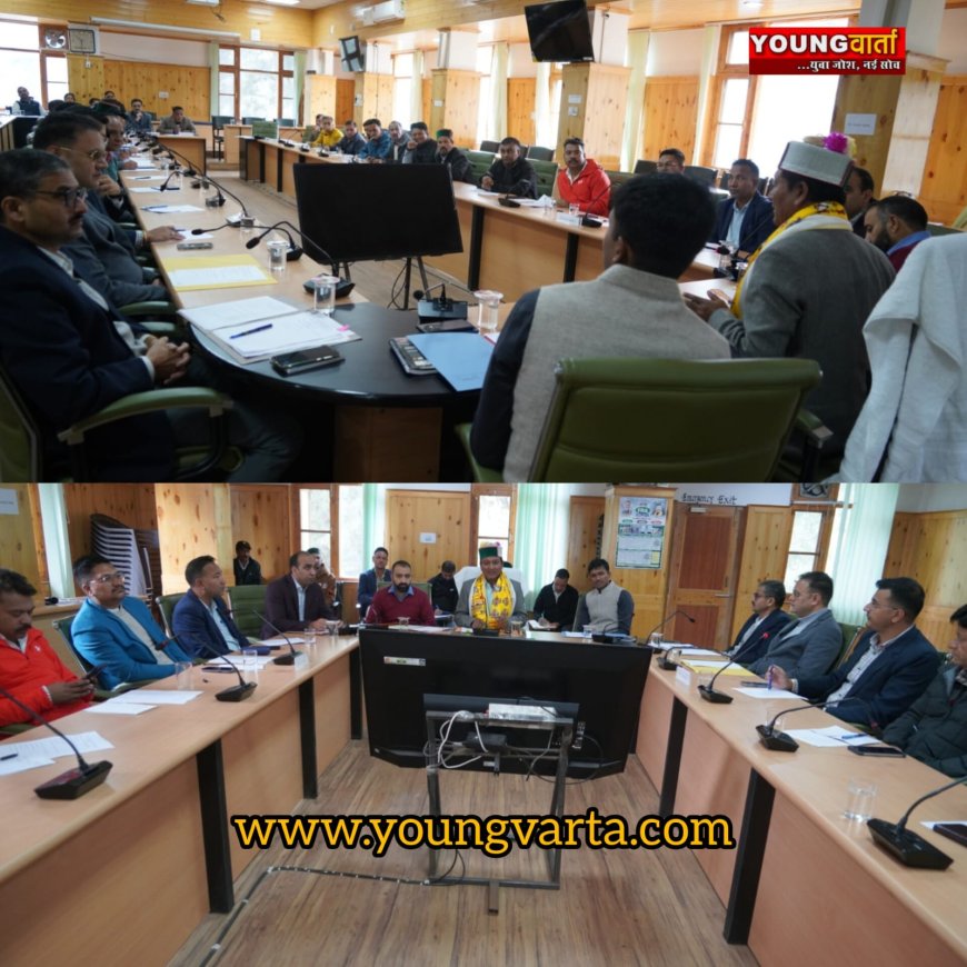 राज्य स्तरीय किन्नौर महोत्सव की तैयारियां शुरू , राजस्व मंत्री ने की समीक्षा बैठक