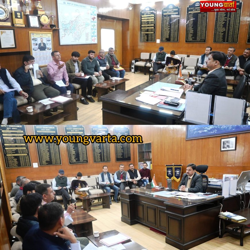 फोरलेन निर्माण कार्यों के दौरान जन सुविधाओं को न हो नुकसान : उपायुक्त
