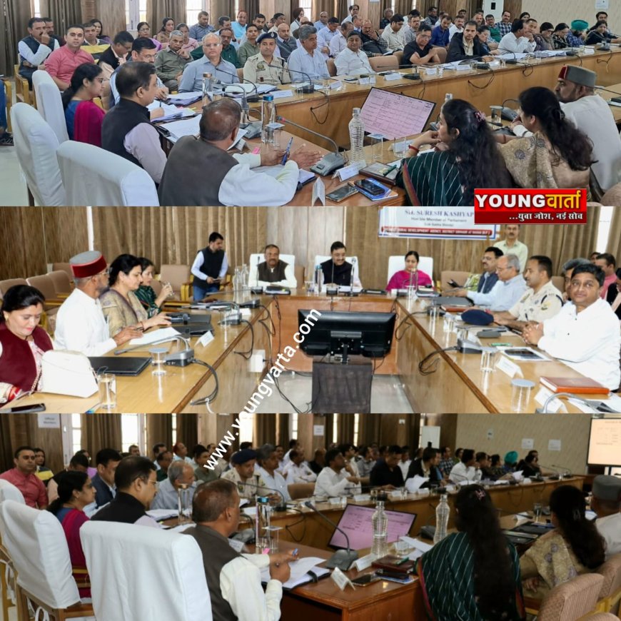 दिशा की बैठक से नदारद अधिकारियों को जारी होंगे कारण बताओ नोटिस , सांसद सुरेश कश्यप ने डीसी को दिए 