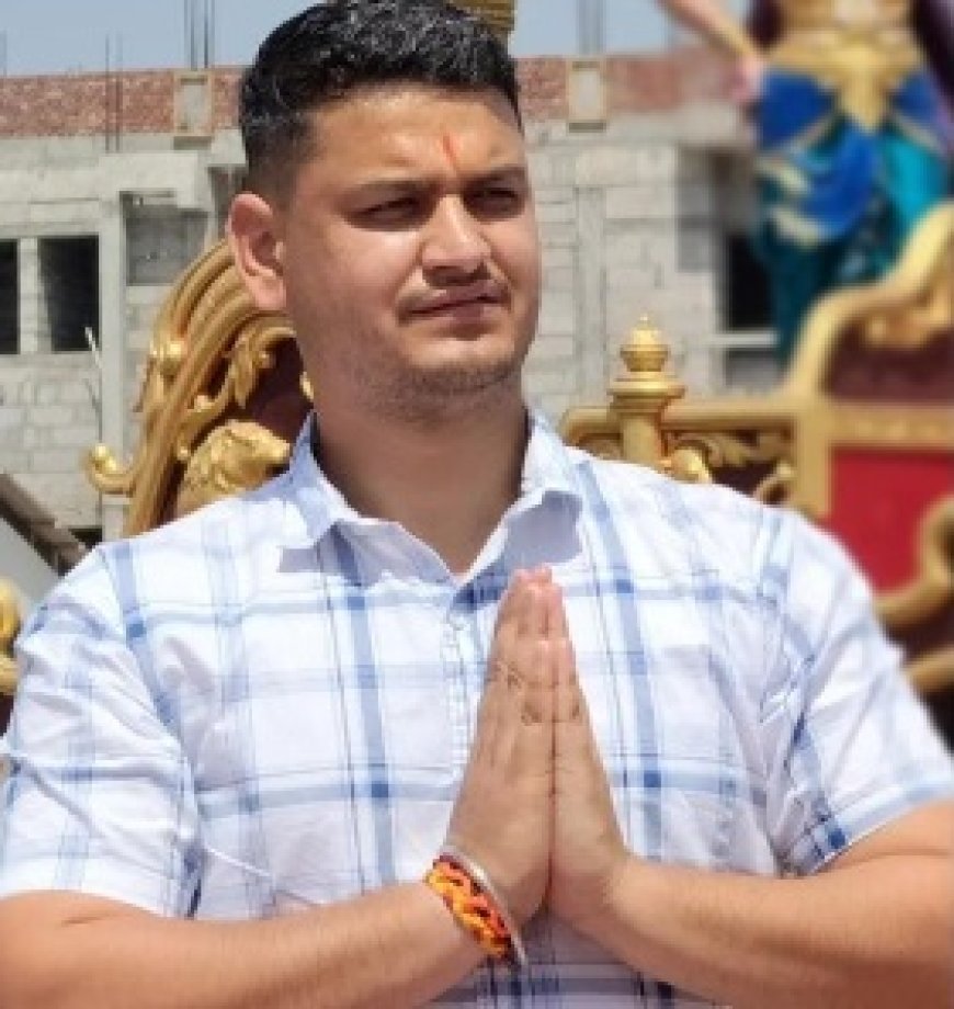 भारतीय जनता युवा मोर्चा ने अरुण शर्मा को सौंपा प्रदेश प्रवक्ता का दायित्व