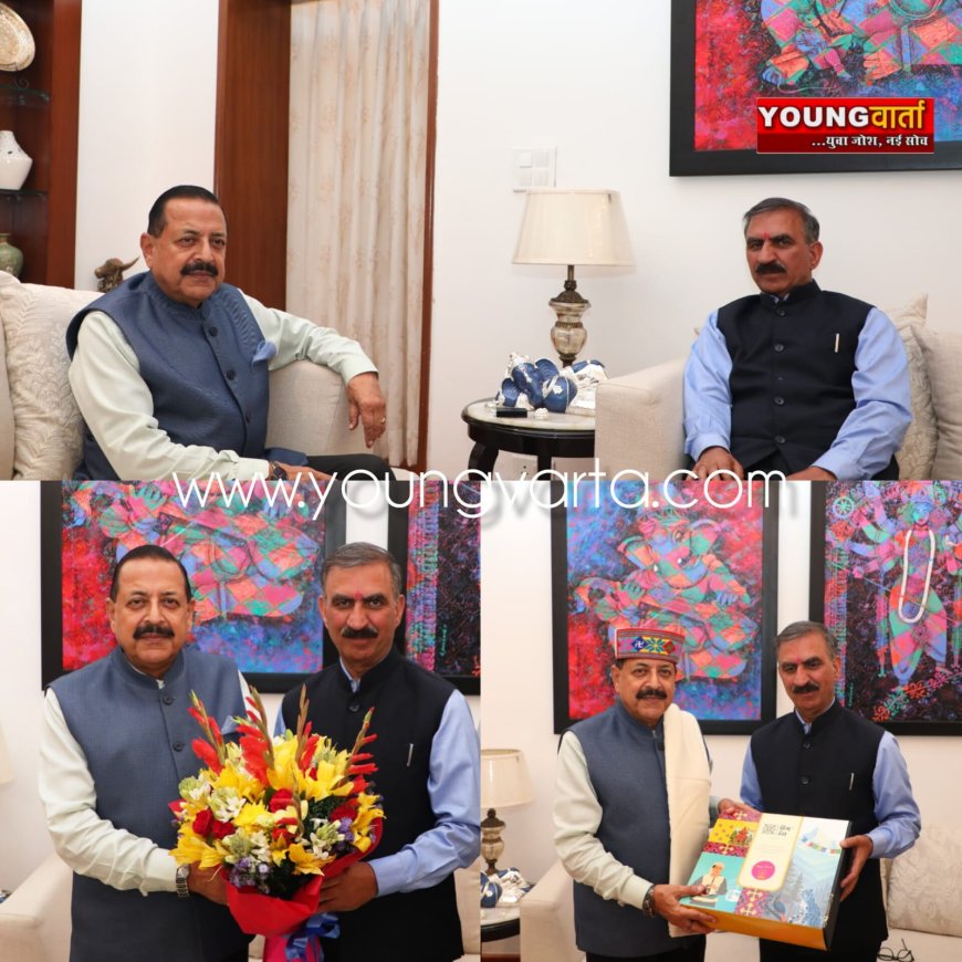 मुख्यमंत्री ने केन्द्रीय मंत्री से प्रदेश को मांगा 150 स्वचालित मौसम केन्द्र और किन्नौर में एक डॉप्लर वेदर रडार 