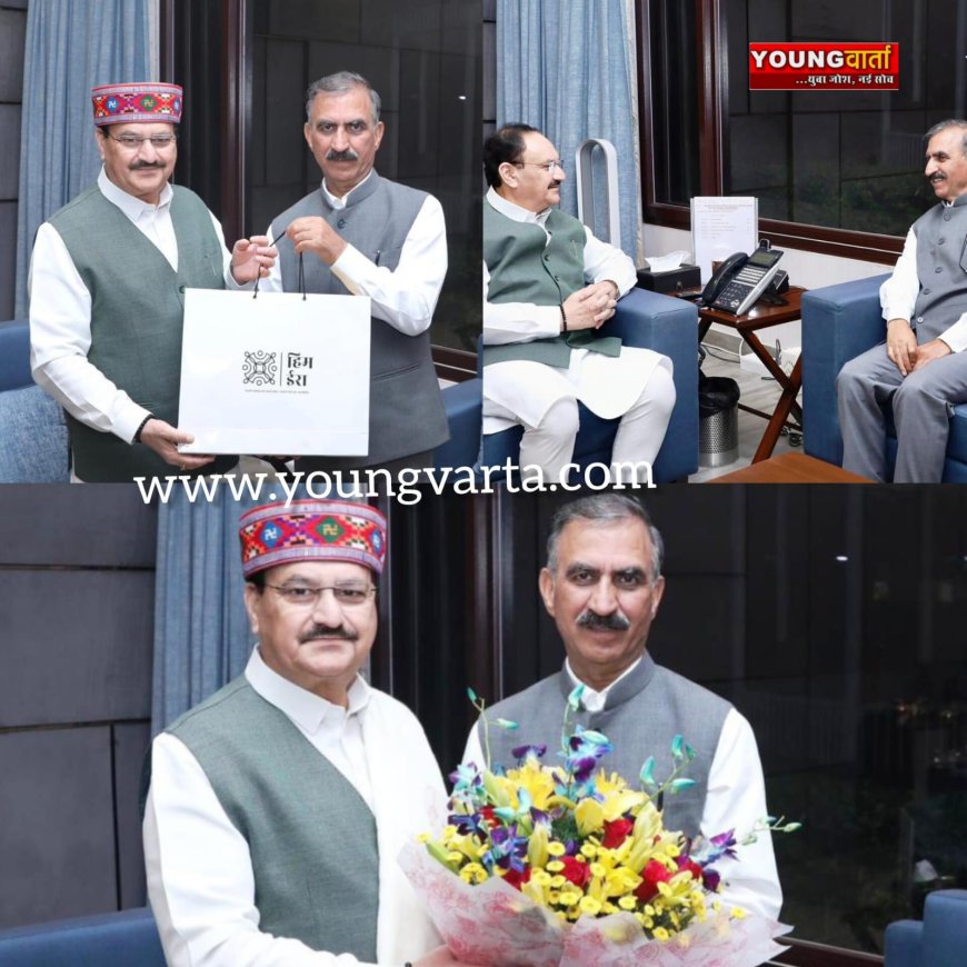 राष्ट्रीय स्वास्थ्य मिशन के बजट आवंटन में की जाए 200 करोड़ की वृद्धि , मुख्यमंत्री ने केन्द्रीय स्वास्थ्य मंत्री से किया आग्रह 