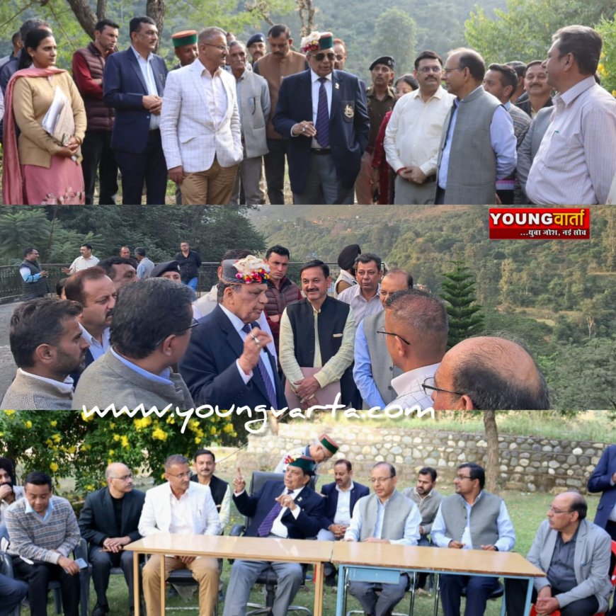 कोटला बड़ोग में 142.7 बीघा भूमि पर बनेगा आधुनिक नशा मुक्ति एवं पुनर्वास केंद्र , स्वास्थ्य मंत्री डॉ. शांडिल ने स्थल का निरीक्षण 