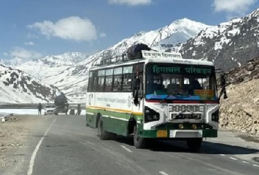 देश के सबसे ऊंचे और लंबे रूट पर एचआरटीसी की लेह-केलांग-दिल्ली बस सेवा इस सीजन के लिए बंद