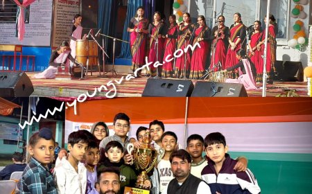 राज्य स्तरीय समूह गान प्रतियोगिता में दून वैली स्कूल पांवटा साहिब ने झटका पहला स्थान 