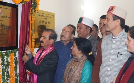 मुख्यमंत्री ने मंडी में 13.14 करोड़ की लागत से बने राजकीय महाविद्यालय पनारसा के भवन का किया लोकार्पण  