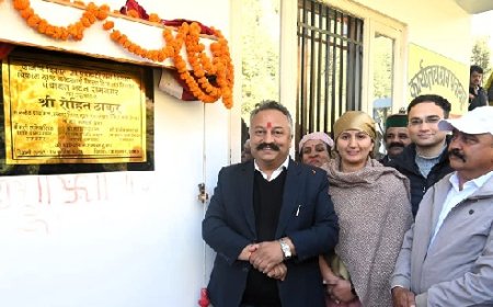 शिक्षा मंत्री ने रामनगर में 35.50 लाख से निर्मित पंचायत भवन का किया उद्घाटन