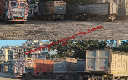 कार्रवाई : अवैध खनन करते कब्जे में लिए छह वाहन , मामला दर्ज कर जांच में जुटी पुलिस 