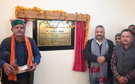 शिक्षा मंत्री ने झडग पंचायत भवन एवं सामुदायिक भवन का किया लोकार्पण