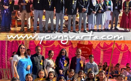 आर्यन को मिला स्टूडेंट ऑफ द ईयर का खिताब ,  जुन्गा स्कूल के वार्षिक समारोह में  नवाजे मेधावी