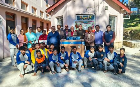 भारत विकास परिषद सोलन ने सेवा भारती छात्रावास डगशाई को भेंट की वाशिंग मशीन  