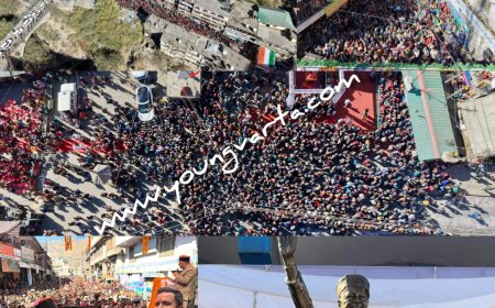 रोहड़ू में स्थापित हुई राजा वीरभद्र सिंह की प्रतिमा , विक्रमादित्य सिंह और प्रतिभा सिंह किया अनावरण 